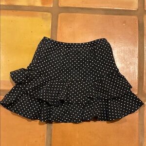 Gymboree Black and White Skater Mini Skirt